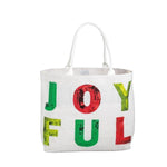 Joyful Sparkle Tote Seasonal Mudpie
