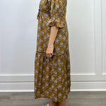 Kai Maxi - Midnight Peony Long Dresses Marigold