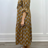 Kai Maxi - Midnight Peony Long Dresses Marigold