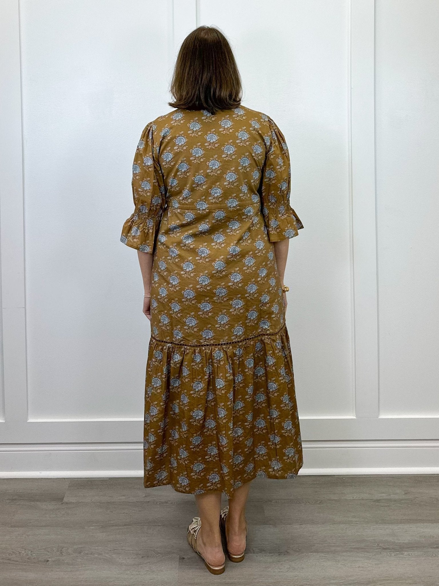 Kai Maxi - Midnight Peony Long Dresses Marigold