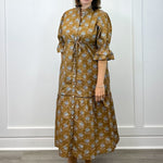 Kai Maxi - Midnight Peony Long Dresses Marigold
