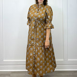 Kai Maxi - Midnight Peony Long Dresses Marigold