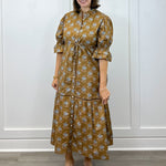 Kai Maxi - Midnight Peony Long Dresses Marigold