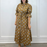Kai Maxi - Midnight Peony Long Dresses Marigold