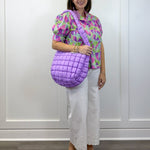 Kaleido Bloom Blouse - Purple Mix Tops Jodifl