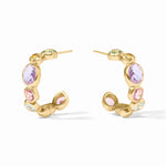Kaleidoscope Hoop - Medium - Multi Stone Earrings Julie Vos