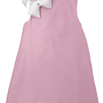 Karla Dress - Pink Linen Girls Play Dresses The Oaks Apparel Company