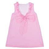 Karla Dress - Pink Linen Girls Play Dresses The Oaks Apparel Company