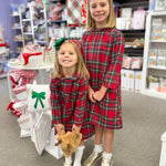 Kate Dress - Festive Tartan - Sugar Babies Children's Boutique/Meg's Shoppe
