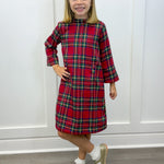 Kate Dress - Festive Tartan - Sugar Babies Children's Boutique/Meg's Shoppe