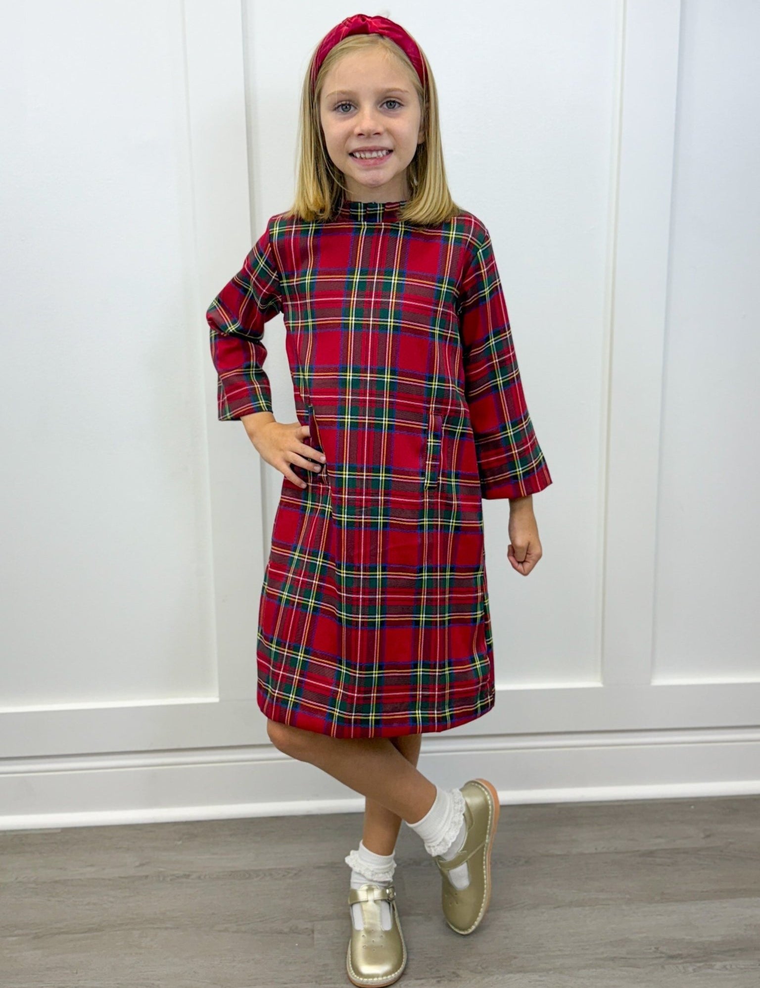 Kate Dress - Festive Tartan Girls Occasion Dresses The Oaks Apparel Company