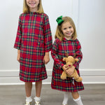 Kate Dress - Festive Tartan - Sugar Babies Children's Boutique/Meg's Shoppe