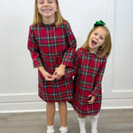 Kate Dress - Festive Tartan - Sugar Babies Children's Boutique/Meg's Shoppe