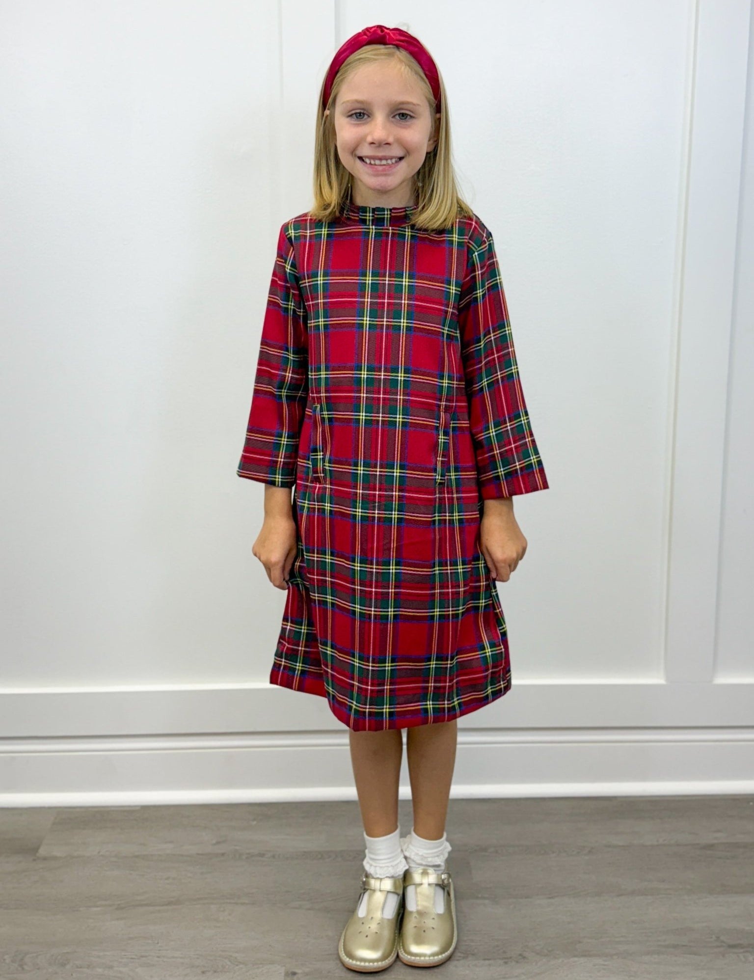 Kate Dress - Festive Tartan Girls Occasion Dresses The Oaks Apparel Company