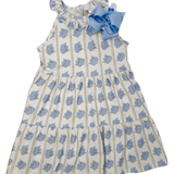 Kendall Panel Dress - Hydrangea Girls Play Dresses Sage & Lilly