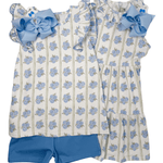 Kendall Panel Dress - Hydrangea Girls Play Dresses Sage & Lilly