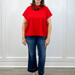 Kensington Pullover Sweater - Ruby - Sugar Babies Children's Boutique/Meg's Shoppe