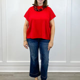 Kensington Pullover Sweater - Ruby - Sugar Babies Children's Boutique/Meg's Shoppe