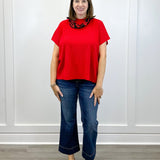 Kensington Pullover Sweater - Ruby - Sugar Babies Children's Boutique/Meg's Shoppe