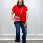 Kensington Pullover Sweater - Ruby - Sugar Babies Children's Boutique/Meg's Shoppe