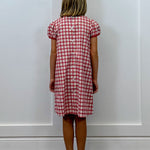 Kenzie Bow Dress - Christmas Plaid Girls Occasion Dresses Banana Split