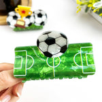 Kickin’ It Soccer Hair Claw Clip Hair Accessories TheDivaSoap