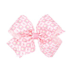 King Easter Print Bow - Bows Kids Hair Accessories Wee Ones