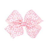 King Easter Print Bow - Bows Kids Hair Accessories Wee Ones