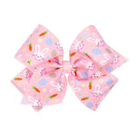 King Easter Print Bow - Bunny Face Kids Hair Accessories Wee Ones
