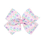 King Easter Print Bow - Flowers Kids Hair Accessories Wee Ones