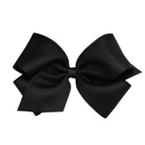 King Grosgrain Bow - Black Kids Hair Accessories Wee Ones