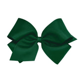 King Grosgrain Bow - Forest Green Kids Hair Accessories Wee Ones