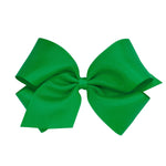 King Grosgrain Bow - Green Kids Hair Accessories Wee Ones