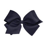 King Grosgrain Bow - Navy Kids Hair Accessories Wee Ones