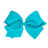 King Grosgrain Bow - New Turquoise Kids Hair Accessories Wee Ones