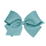 King Grosgrain Bow - Nile Blue Kids Hair Accessories Wee Ones