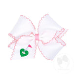 King Moonstitch w/ Embroidery - Golf - Lt. Pink Moonstitch Kids Hair Accessories Wee Ones