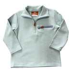Kingston 1/4 Zip Pullover - Sage Boys Sweaters + Sweatshirts Millie Jay