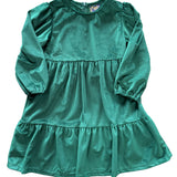 Kinsley L/S Dress - Emerald Girls Occasion Dresses Emma Jean