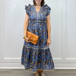 Kira Dress- Moonlit Petal Long Dresses Clara the Label