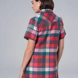 Kristina Plaid Maxi Shirt Dress - Sugar Babies Children's Boutique/Meg's Shoppe
