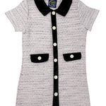 Kylie Tweed Dress - Pink & Black - Sugar Babies Children's Boutique/Meg's Shoppe
