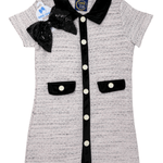 Kylie Tweed Dress - Pink & Black - Sugar Babies Children's Boutique/Meg's Shoppe