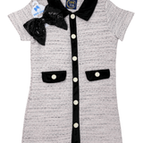Kylie Tweed Dress - Pink & Black - Sugar Babies Children's Boutique/Meg's Shoppe