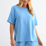 Laguna Scuba Tee Set - Denim Drift Tops Mono B