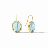 Laguna Stone Earring - Aquamarine Blue Earrings Julie Vos
