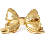 Large Gold Bow Taper Candleholder Candles Two's Company
