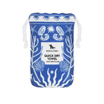 Large Quick Dry Towel - Ocean Treasure Textiles Dock & Bay