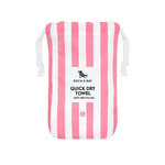 Large Quick Dry Towel - Phi Phi Pink Textiles Dock & Bay