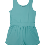 Layla Athletic Romper - Seafoam Girls Bubbles + Rompers Emma Jean